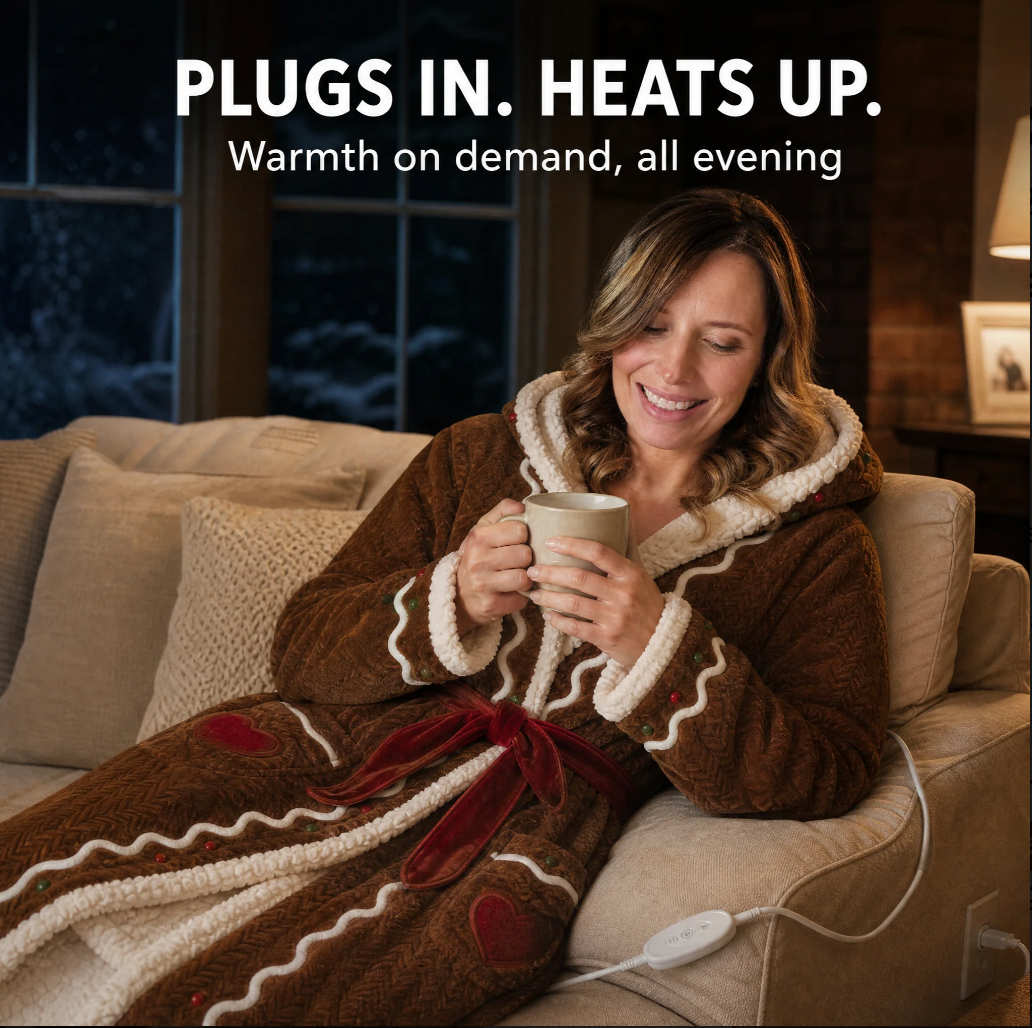 GingerCuddle Heated Robe